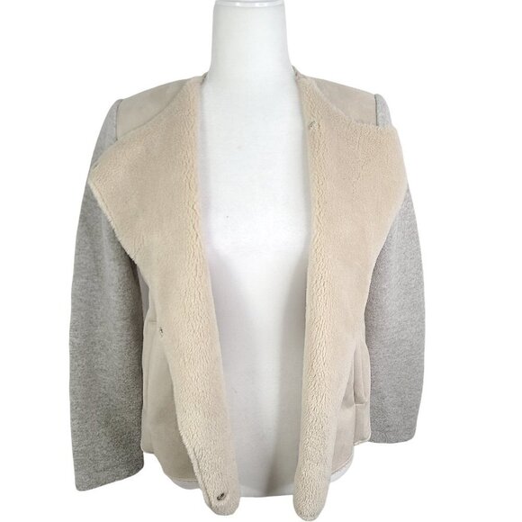 BB Dakota Glenna Faux Suede Sherpa Jacket - Picture 7 of 14